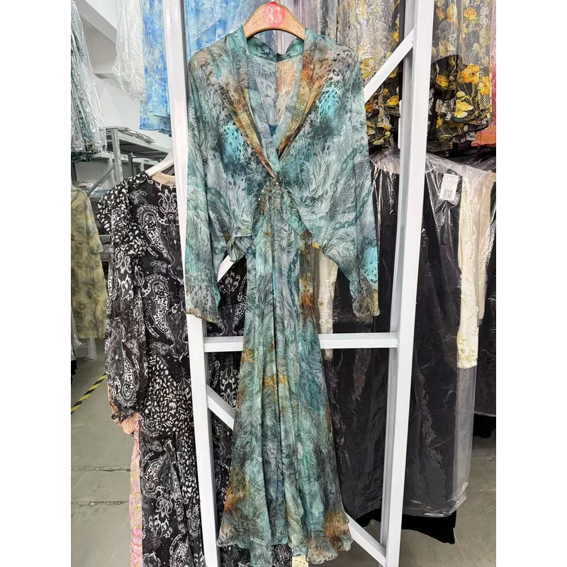 LL【2025-LL】重磅100桑蚕丝连衣裙HFQY25026