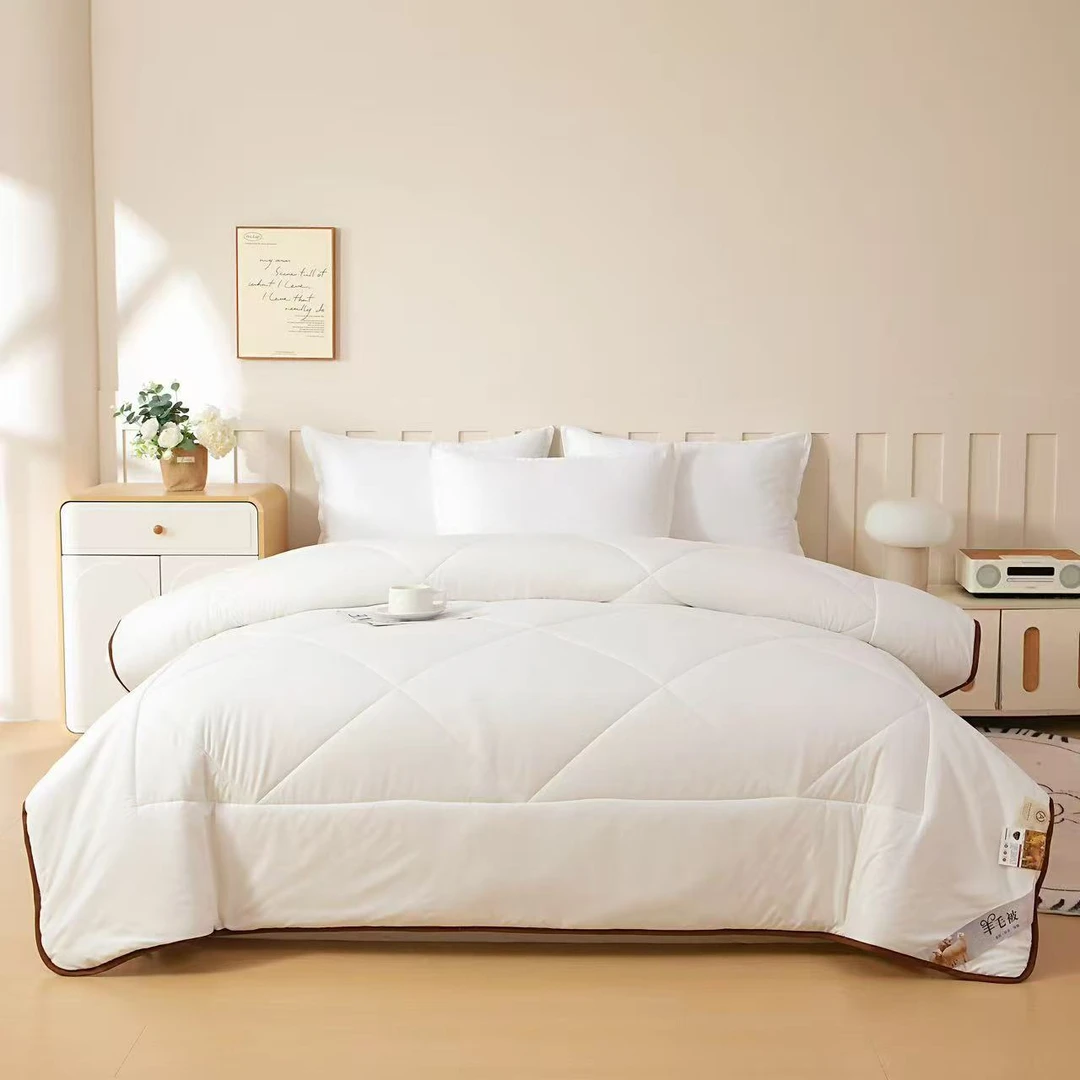 【试睡30天】秋冬款简约风学生绵羊毛秋冬被200*230cm
