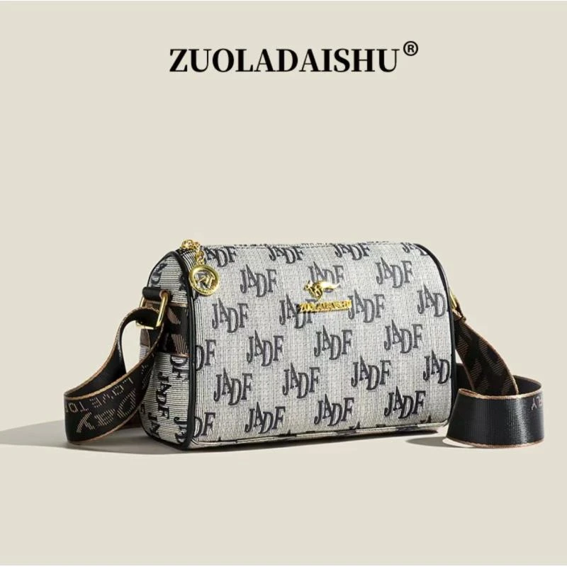 高品质时尚百搭单肩斜挎包 68815 黑色 【长22高14厚11cm】