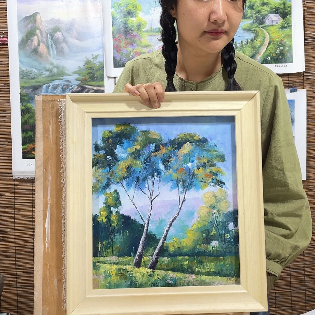 油画薇爽恭喜竞拍成功