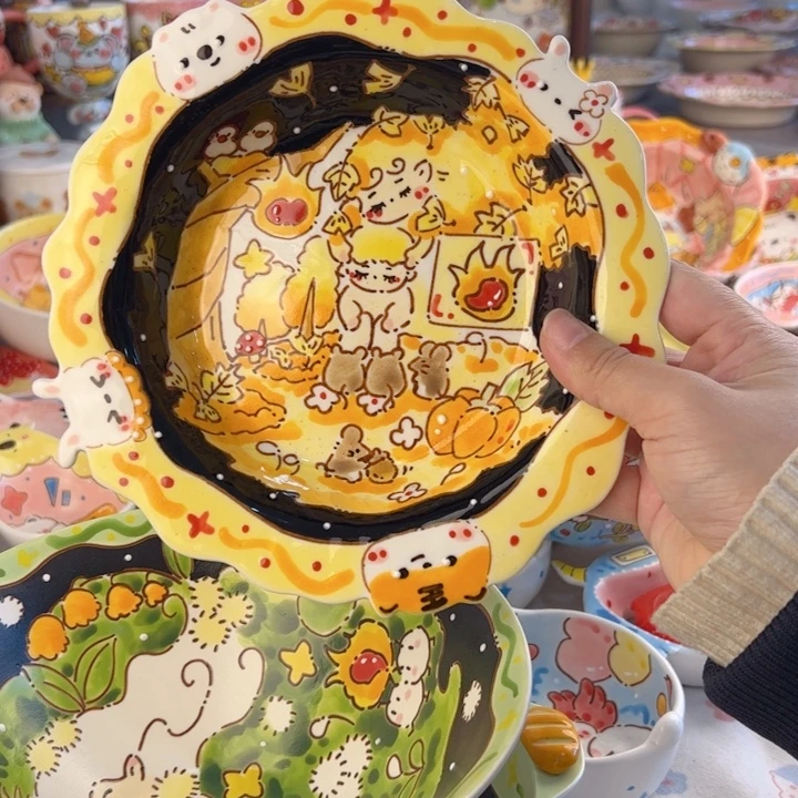 摆件陶手工艺制作