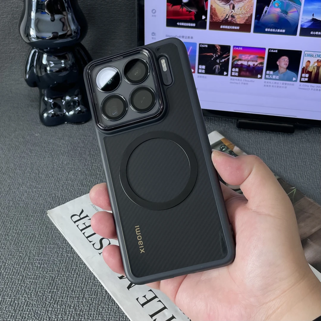 自带镜头膜适用小米15spro手机壳全包防摔磁吸圈xiaomi15透明软壳