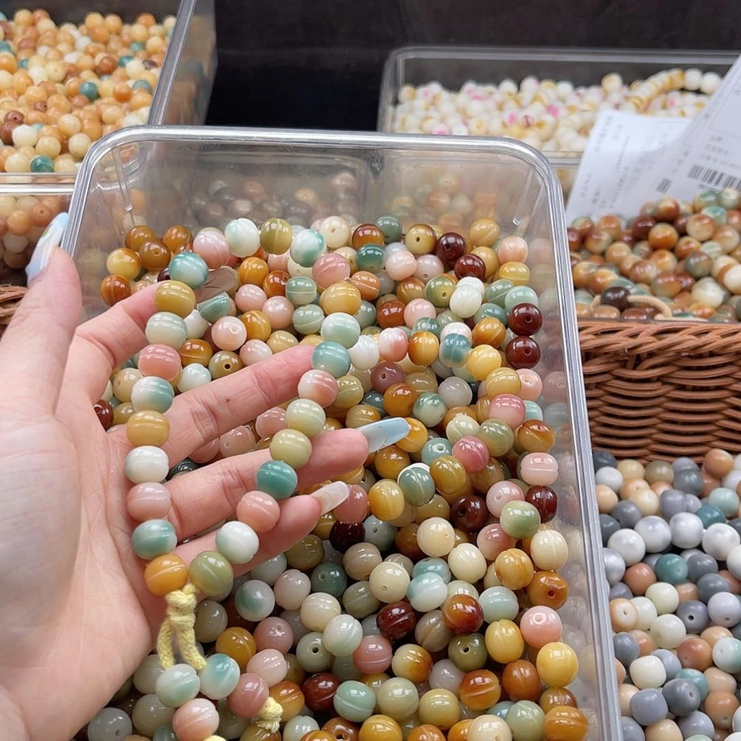 白玉菩提吊坠q12mm/50+5颗