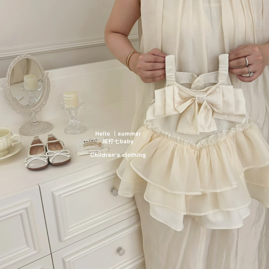 现【咸柠七】在逃公主！原创女童连衣裙公主裙生日周岁礼服蝴蝶结裙