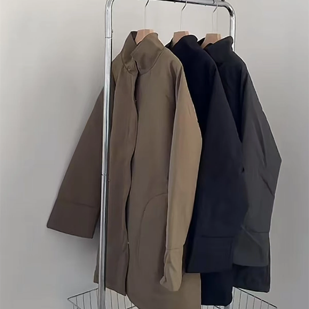 清按扣简约羽绒服no.退no.换