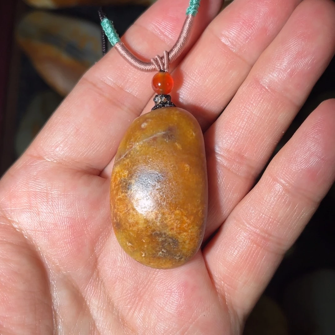 和田玉未镶嵌挂件27