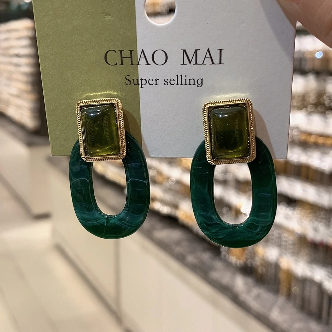 铜合金925银无绿色耳钉