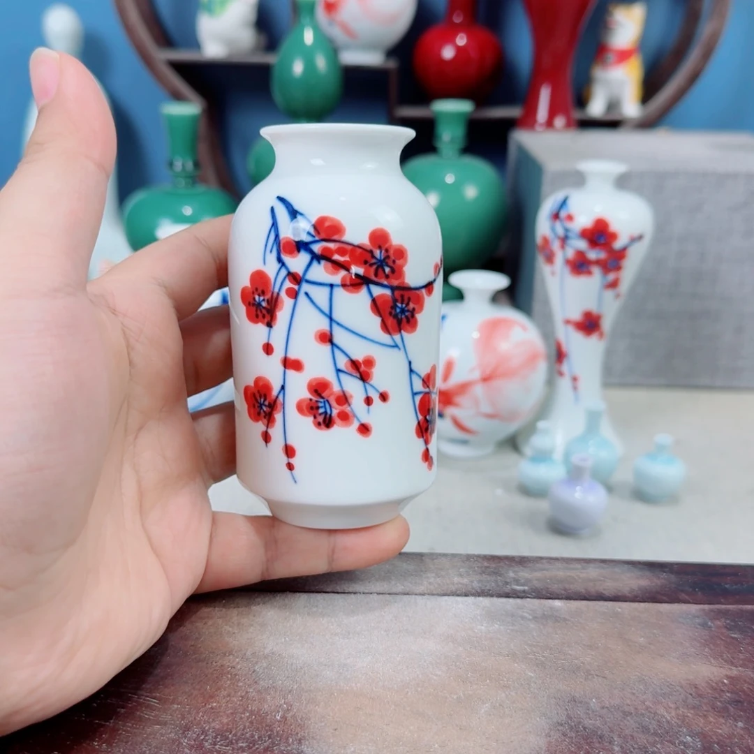 陶瓷手工小花器摆件