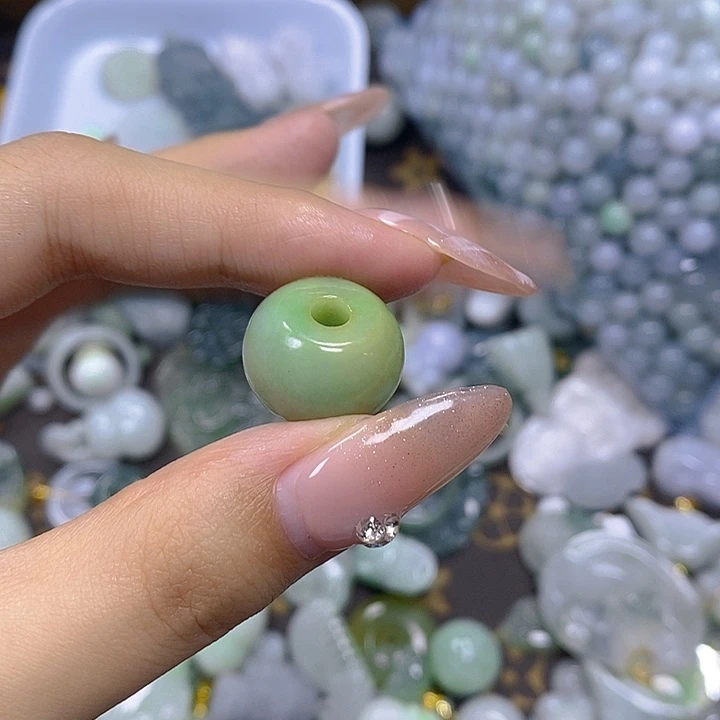 翡翠散珠天然缅甸翡翠A货