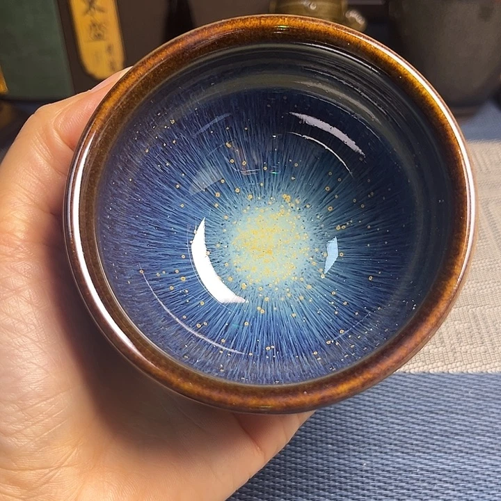 茶盏建盏泡茶手握主人杯