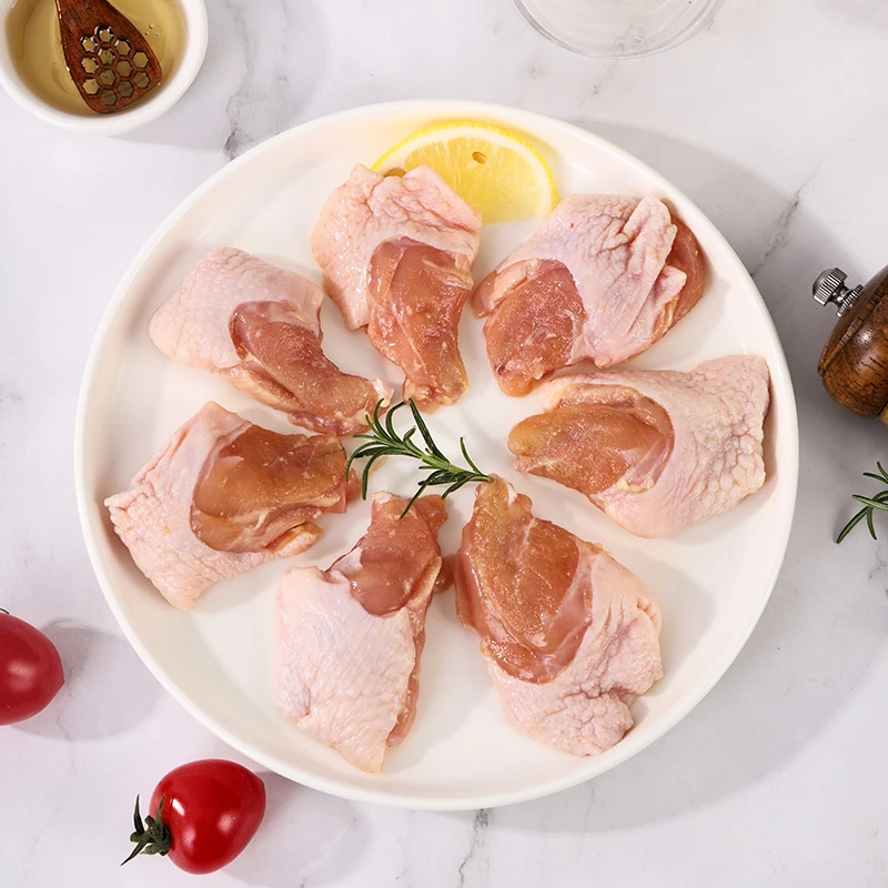 【华都蝴蝶鸡块伴翅】清真食品一根骨鸡肩膀肉嫩共4斤/1kg/袋*2鸡肉同城送