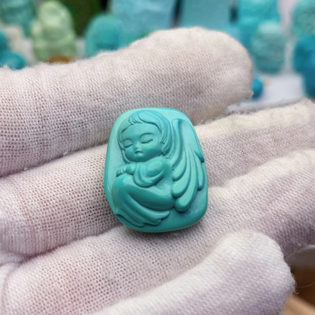 未镶嵌绿松石珠宝奇石