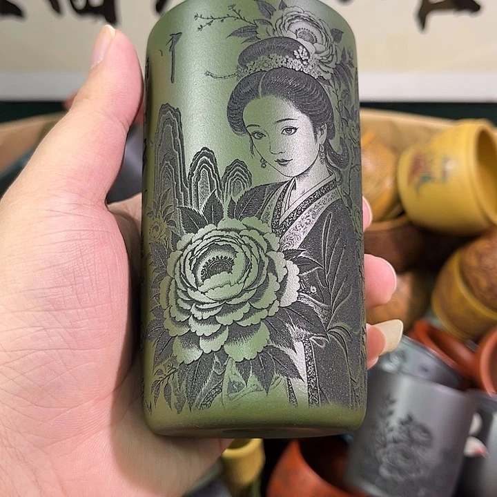 茶杯紫砂全手工紫砂主人杯
