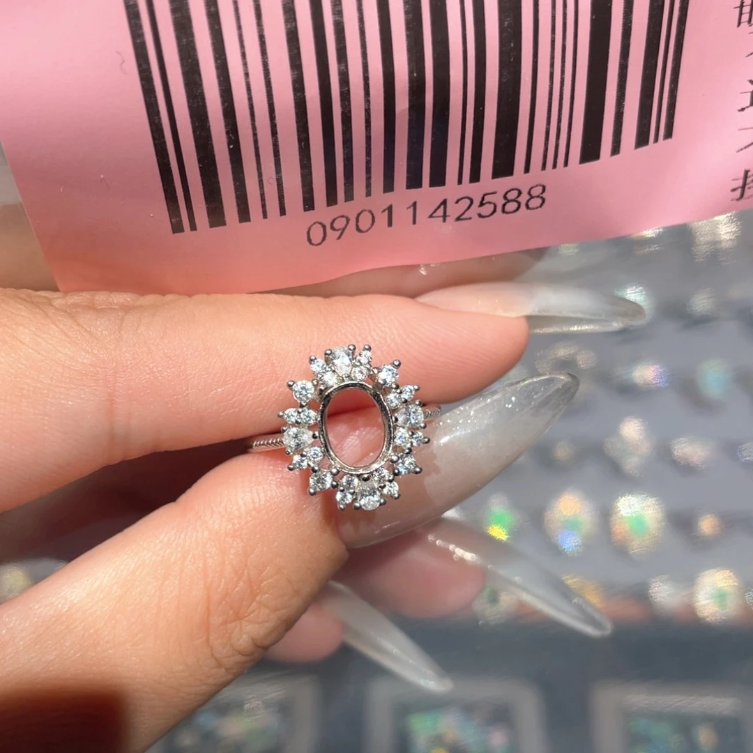 M***d欧泊银S925镶嵌欧泊戒指