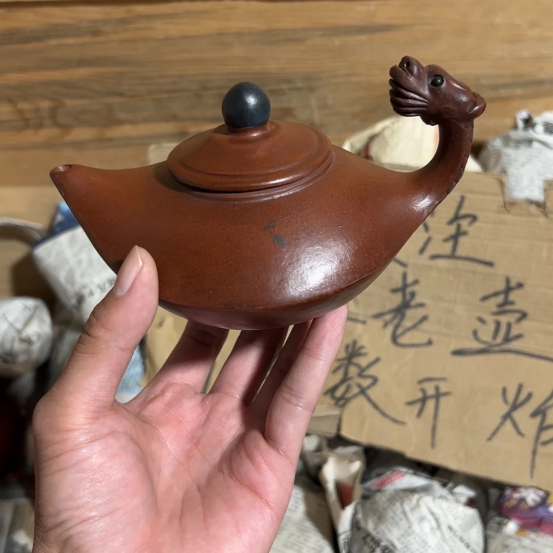 茶壶紫砂老厂紫砂壶一件！