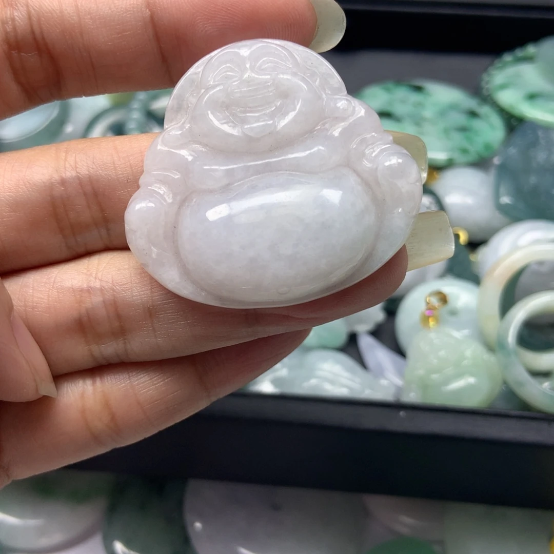 翡翠颈饰未镶嵌天然翡翠