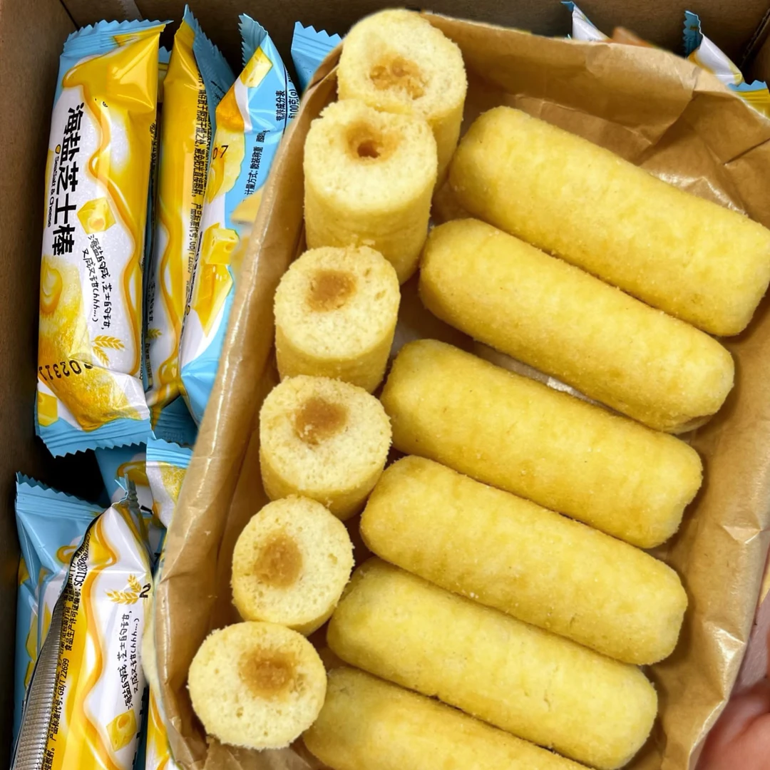 【到手30包】海盐芝士棒米果卷咸香浓郁好吃休闲追剧解馋早餐零食