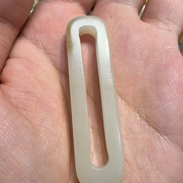 和田玉未镶嵌挂件青****水提携