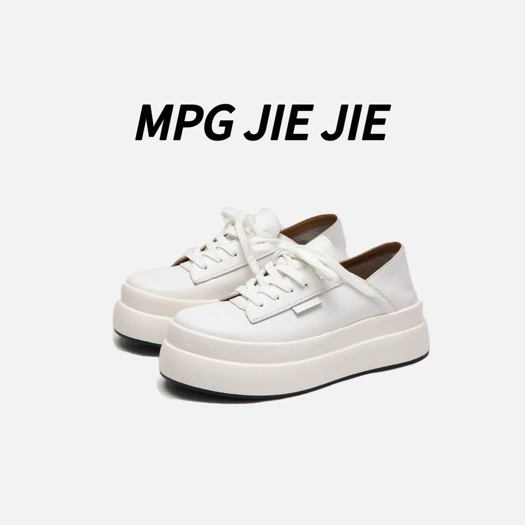 MPG JIE JIE【方糖鞋2】2025百搭时尚运动鞋女ins白色