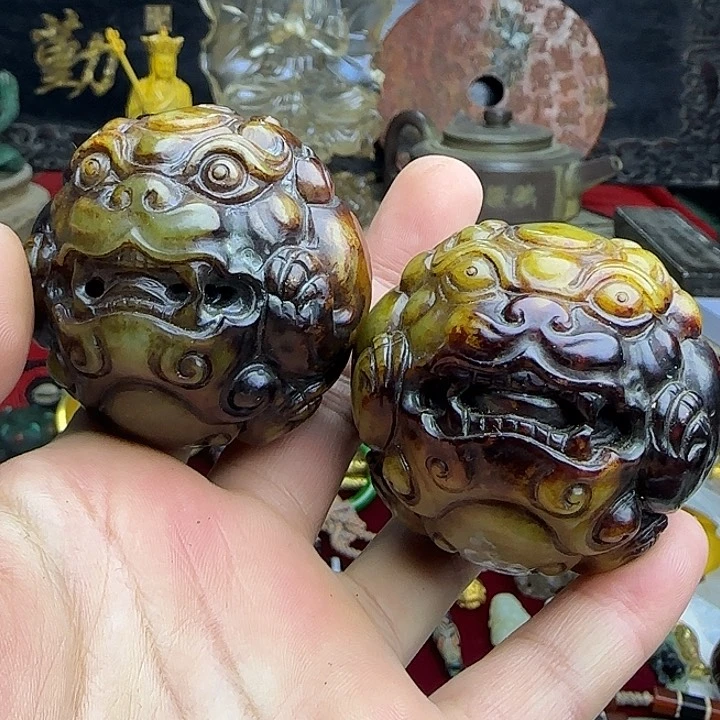 白玉菩提吊坠空*悟精品