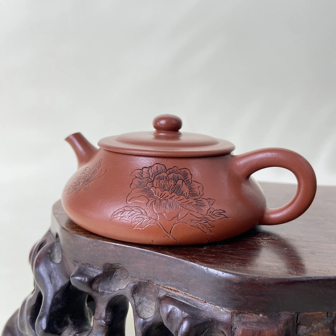 宜兴手工紫砂陶 （林碧青）茶壶GS4192-9