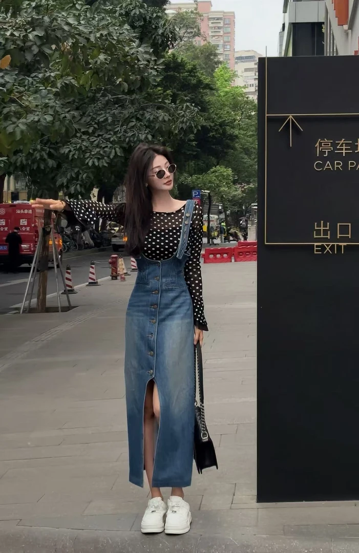 利达 NEW DADADA【微光屿】时尚气质休闲显瘦连衣裙SM1252