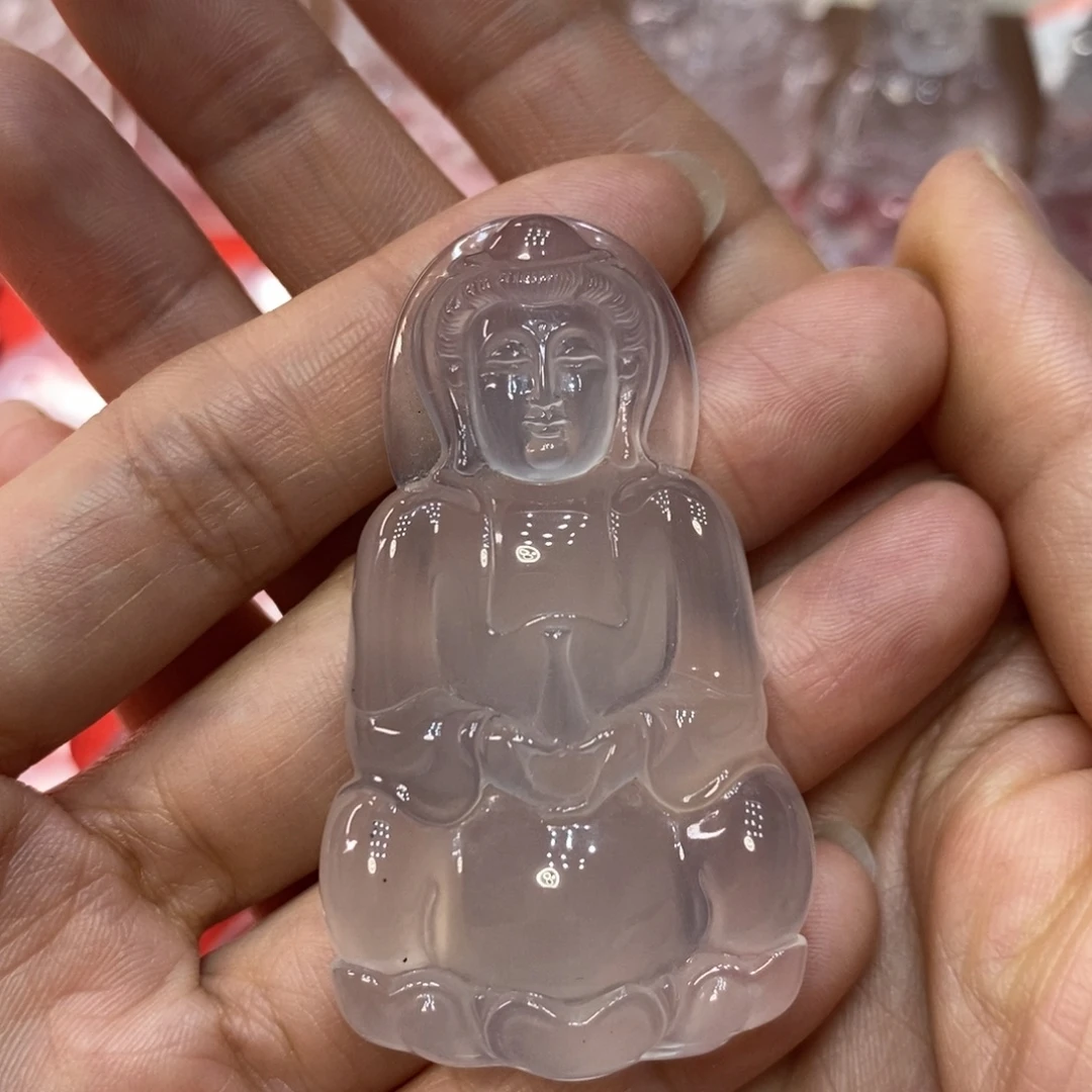 石英质玉未镶嵌吊坠