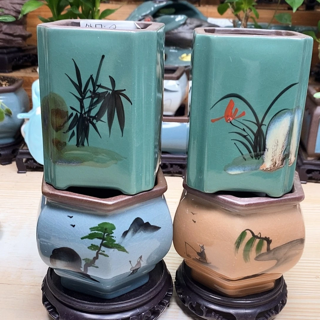 花盆紫砂陶瓷艺术作品欣赏