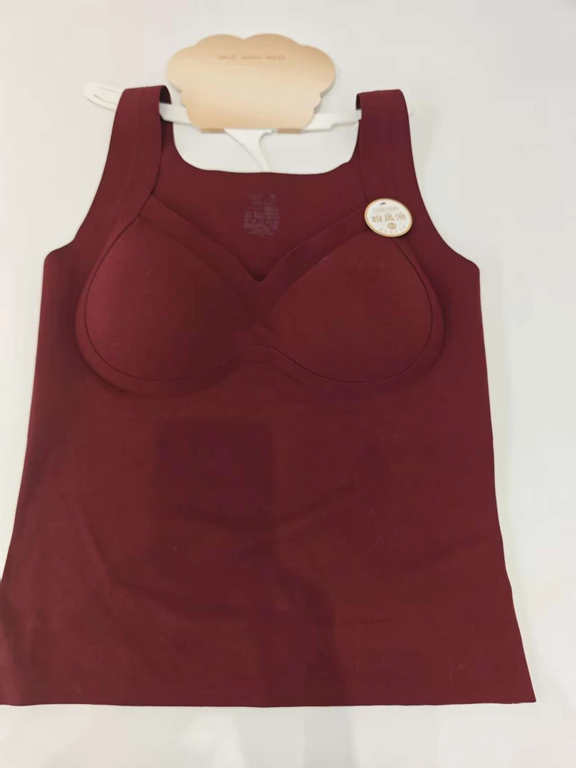 美背文胸一体式背心 无痕保暖修身型轻职风