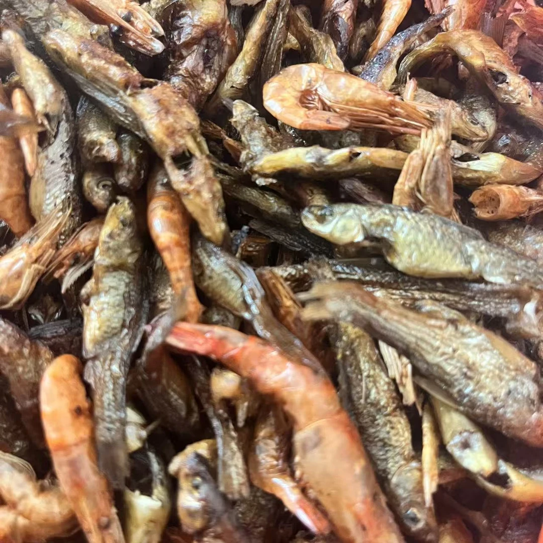 农家纯天然烟熏绿色小鱼仔与腊鱼仔特色渔味道风味独特鱼干