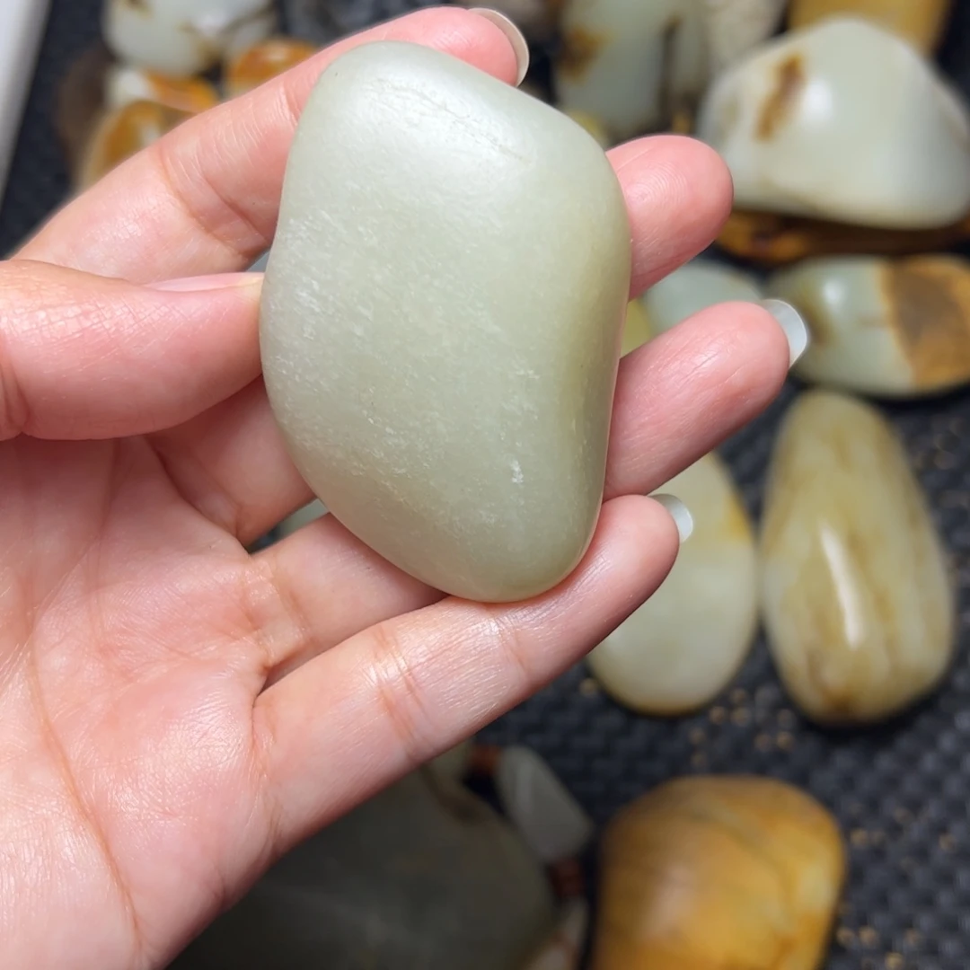 和田玉未镶嵌挂件23