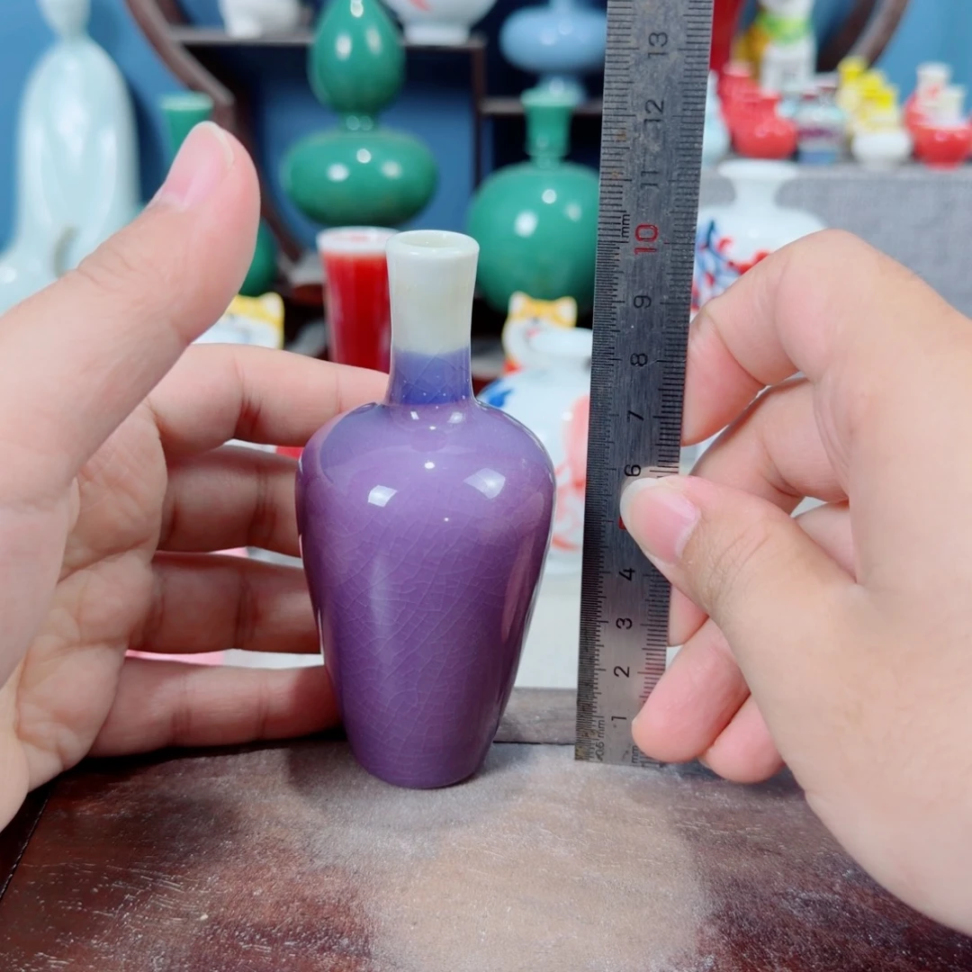 陶瓷手工小花器摆件