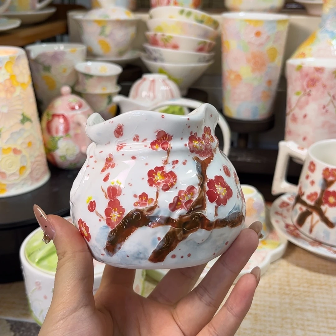 陶瓷手柄款梅花福袋