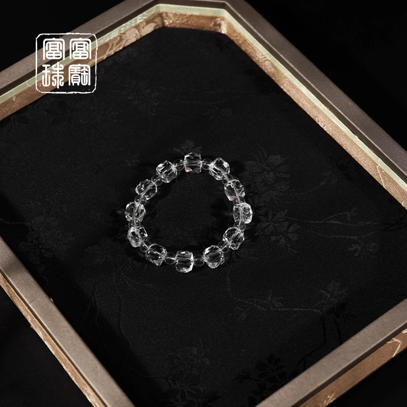 【净云】白水晶 水晶时尚百搭手串（天然珠宝多样性发）