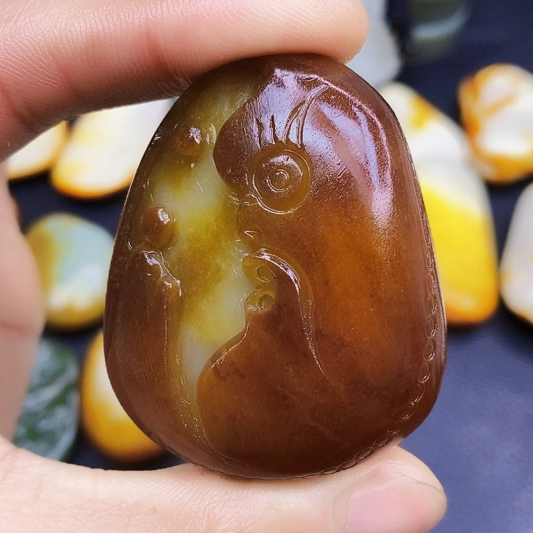 和田玉挂件未镶嵌