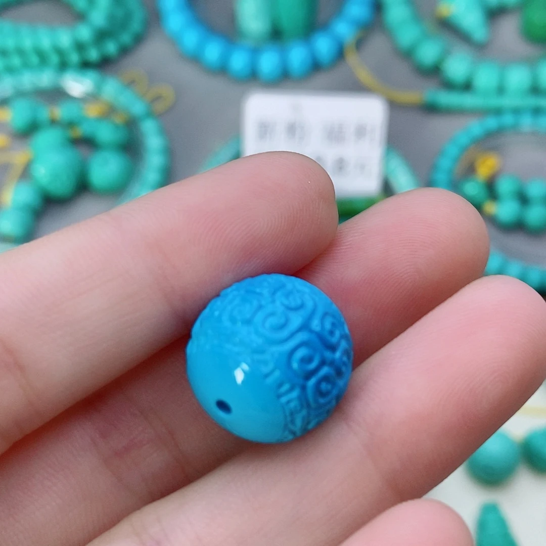 精工高瓷雕刻圆珠