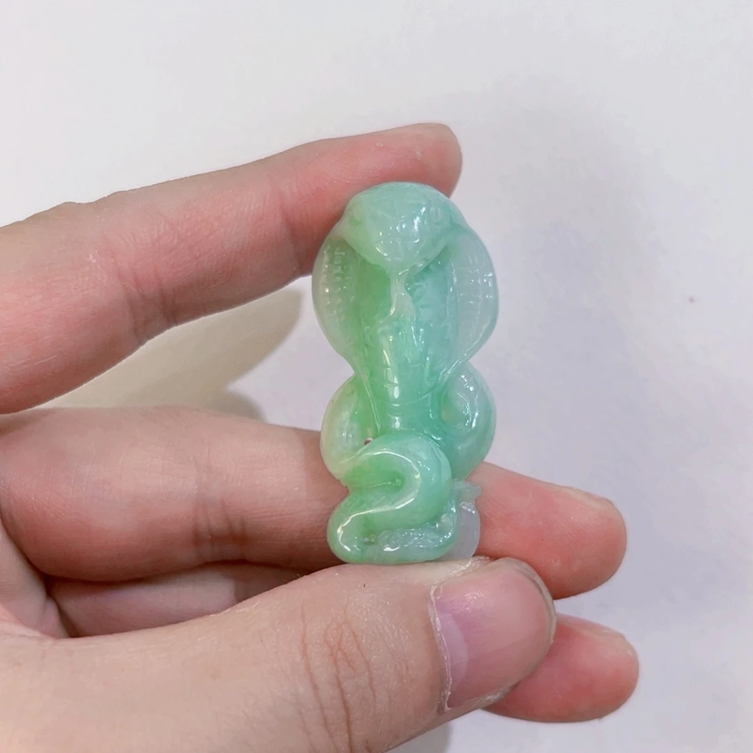 翡翠合金吊坠(赠链)代编织