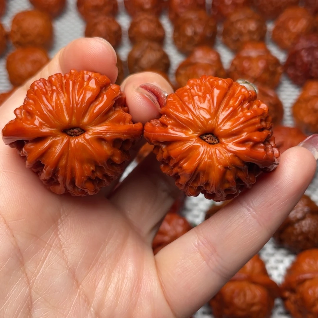 桃核吊坠文玩核桃 手把件 磨盘 38