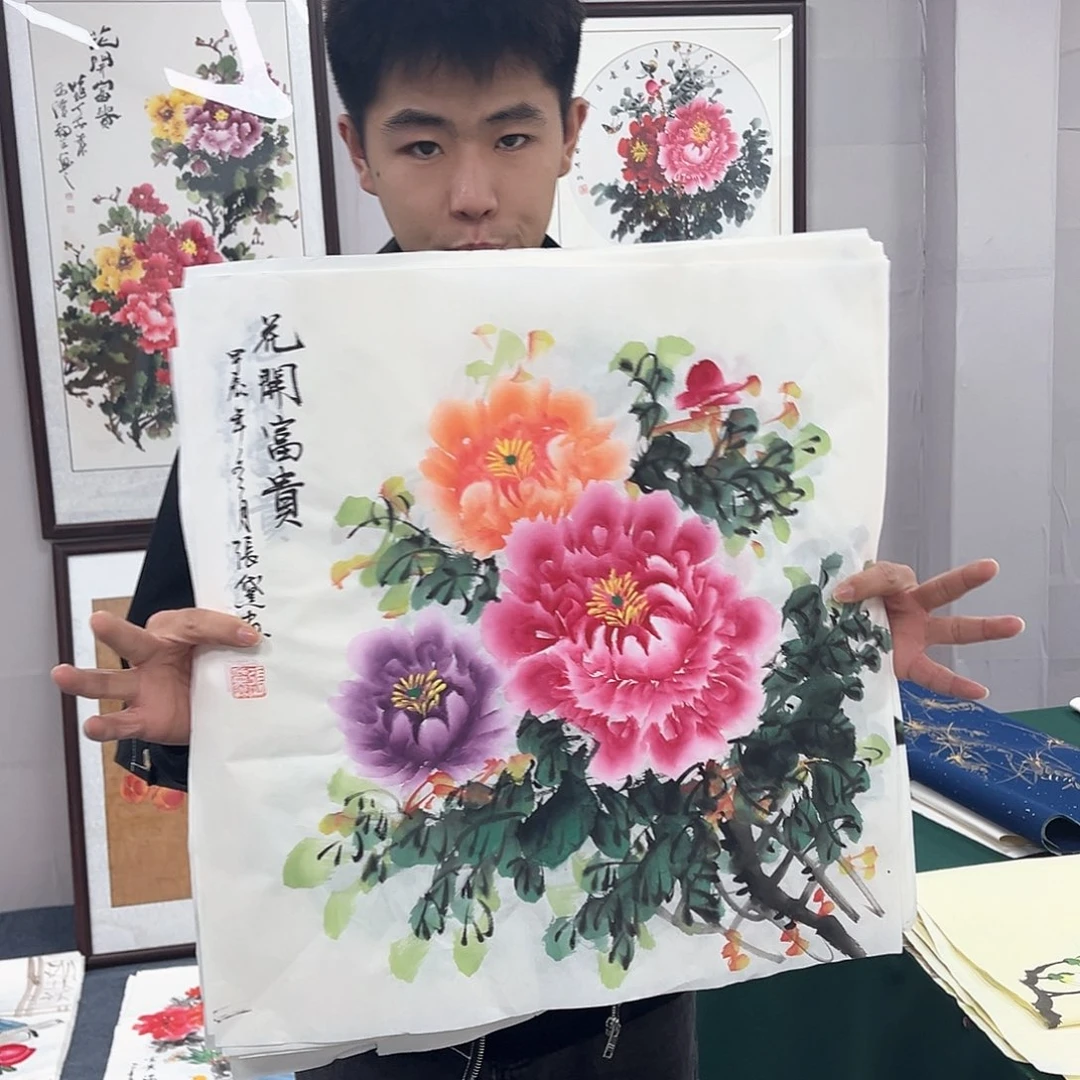 国画宣纸国画纯手绘字画