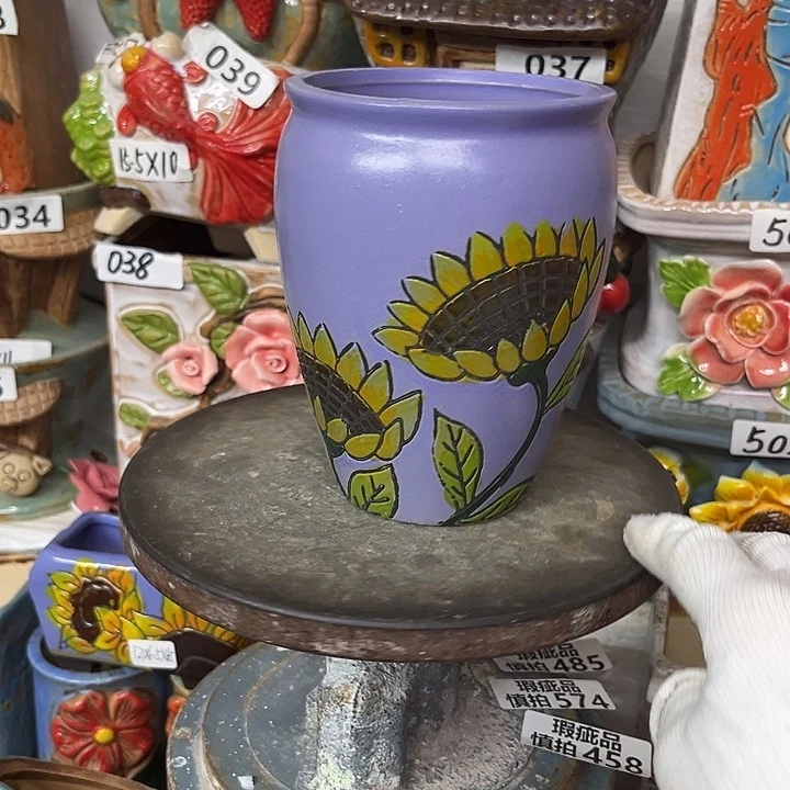 粗陶材质多肉花盆