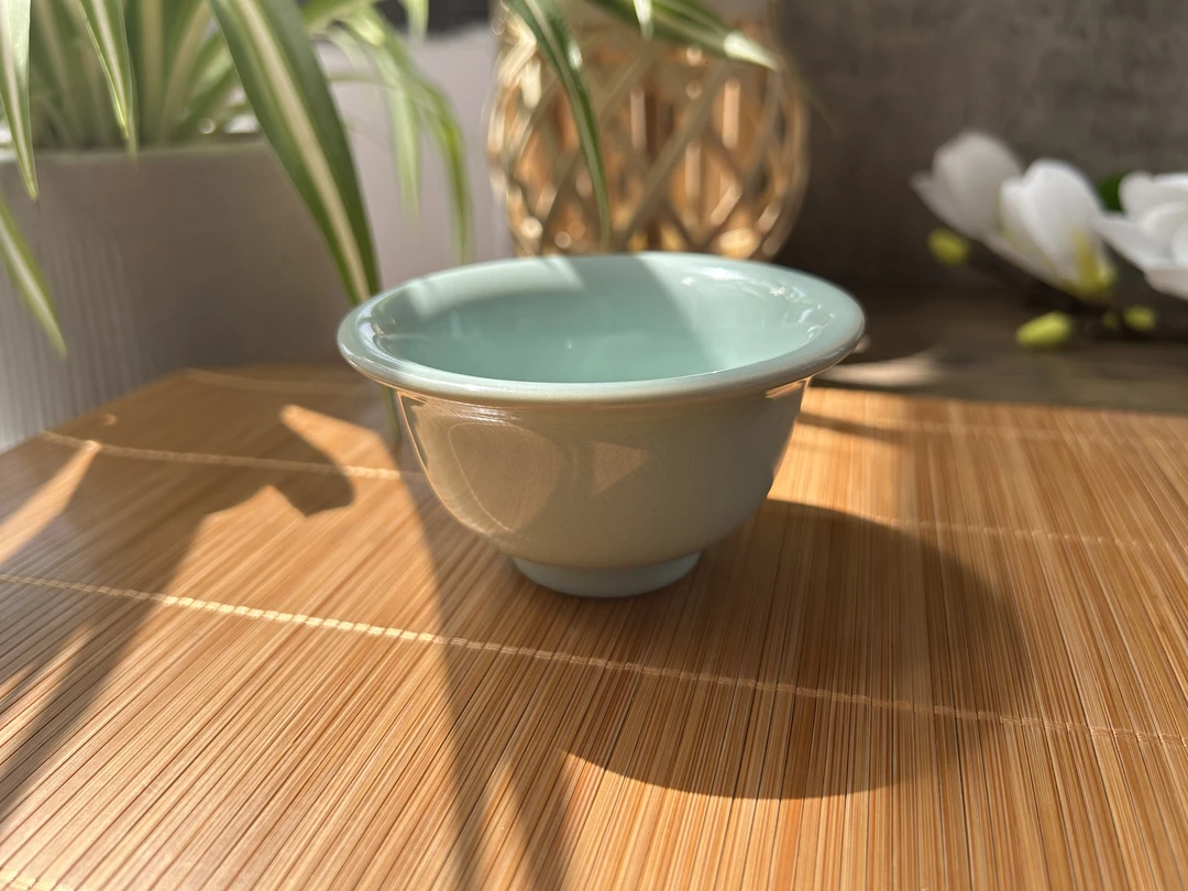 天青支钉压手杯赵琳主人杯单杯