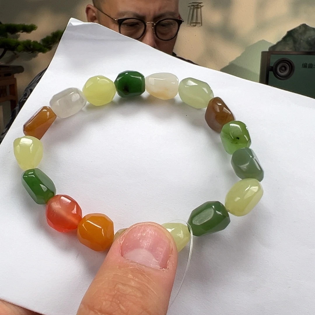 和田玉未镶嵌手链Y多宝