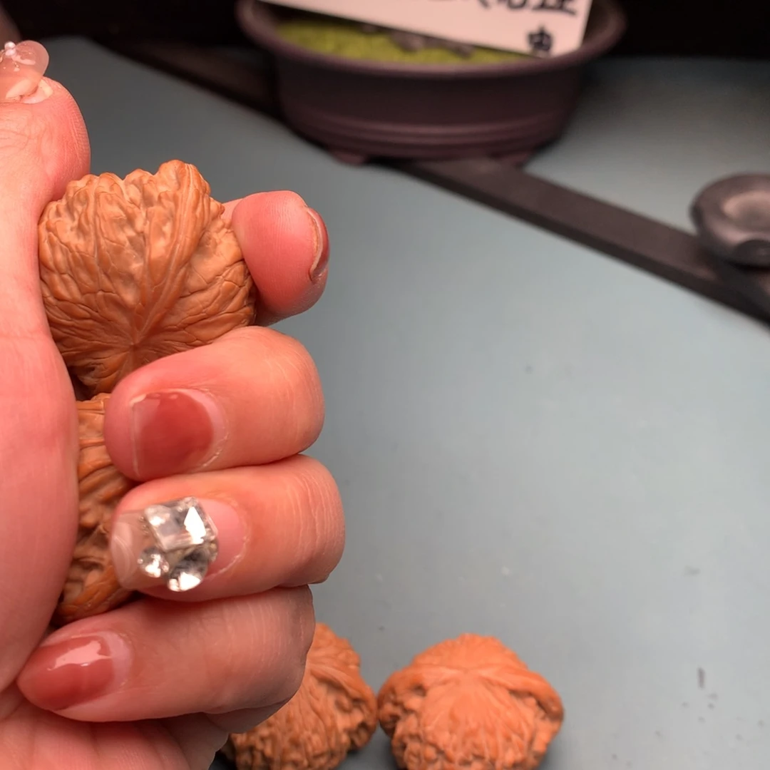 文玩核桃把件磨盘4243不是正磨