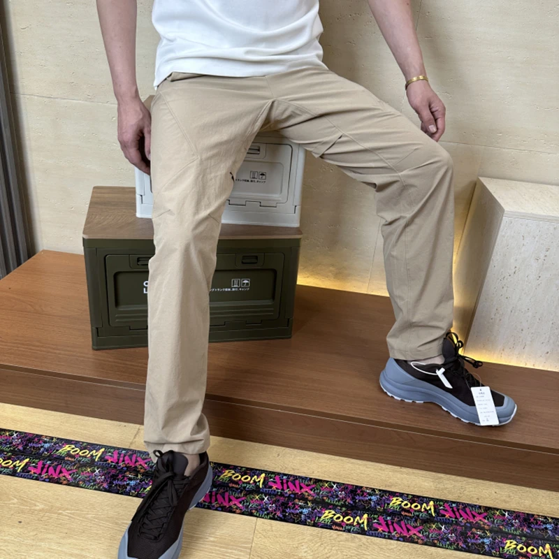 高品限定防风透气防刮耐磨防泼水微锥立体剪裁男士户外运动休闲裤