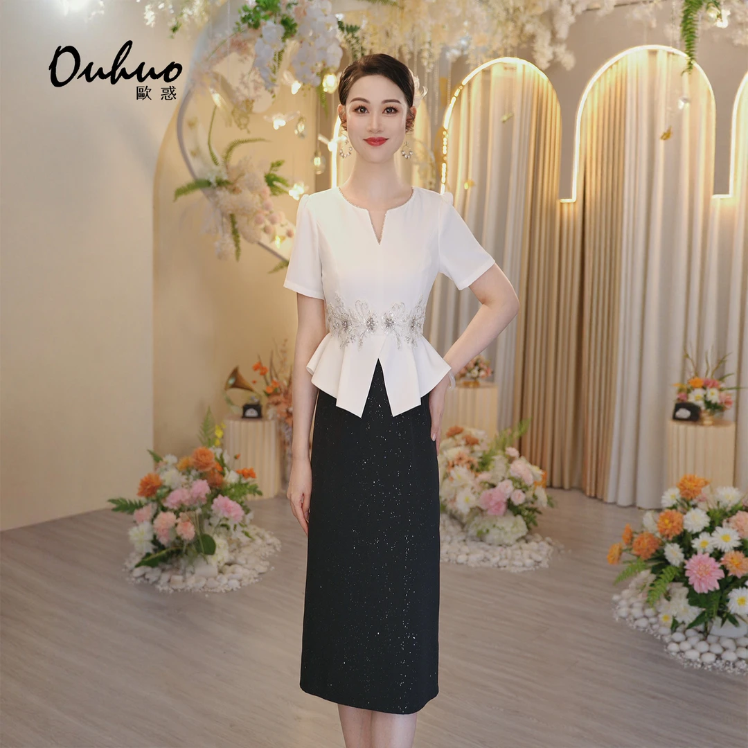 【木木定制】2025年夏季新款通勤风高贵优雅显瘦连衣裙OHDRI06157