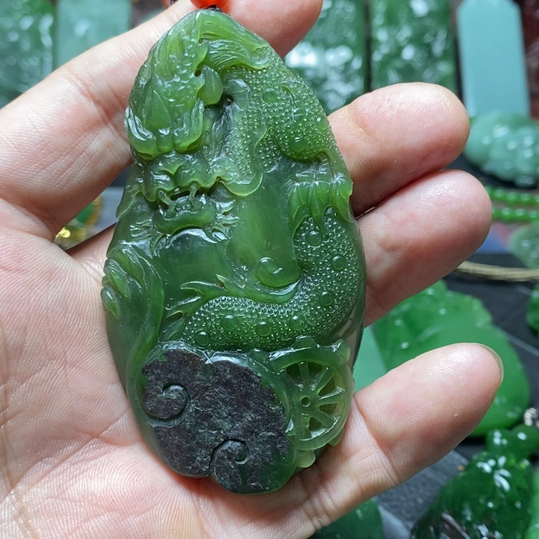 和田玉（碧玉）未镶嵌挂件