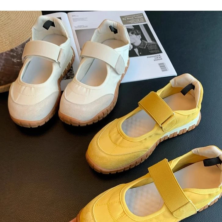 玛丽珍运动鞋！真皮休闲平底单鞋