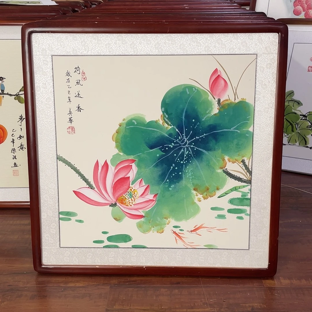 国画带框尺寸63*63厘米