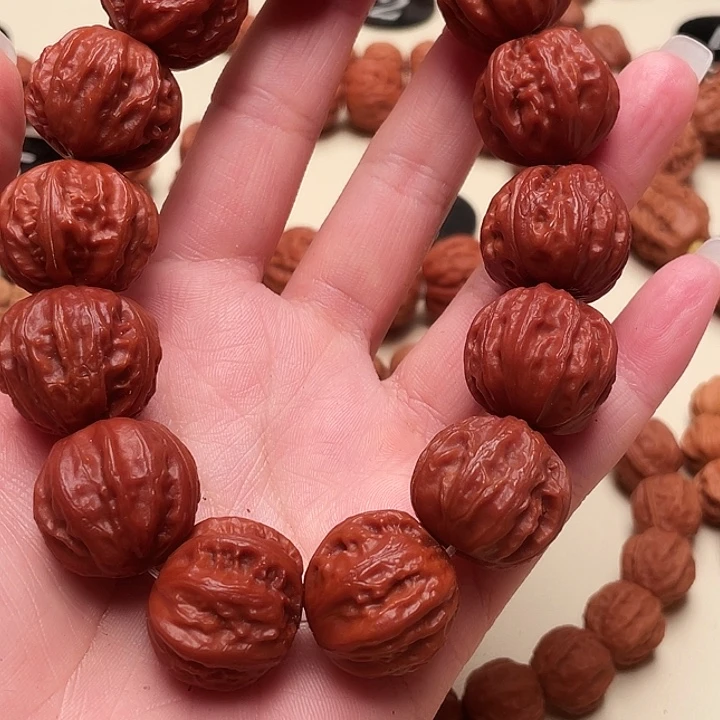 时***逝文玩核桃吊坠京八棱