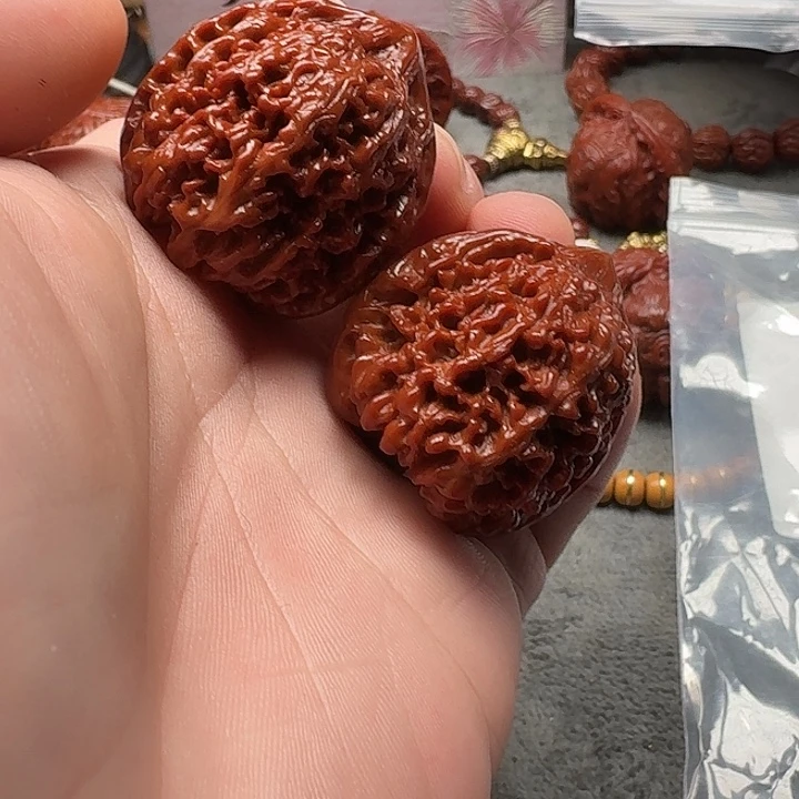 文玩核桃吊坠满天星023